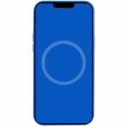 Чохол для Apple iPhone 12 Pro Max (6.7"") - Silicone case (AAA) full with Magsafe and Animation (Синій / Capri Blue)