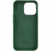 Чохол для Apple iPhone 13 Pro - Silicone case (AAA) full with Magsafe and Animation (Зелений / Clover)