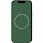 Чохол для Apple iPhone 13 Pro - Silicone case (AAA) full with Magsafe and Animation (Зелений / Clover)