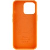 Чохол для Apple iPhone 13 Pro - Silicone case (AAA) full with Magsafe and Animation (Помаранчевий / Marigold)