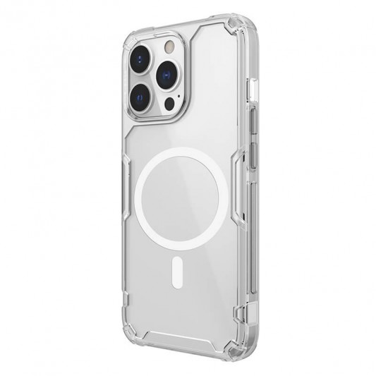 TPU чехол Nillkin Nature Pro Magnetic для Apple iPhone 13 Pro (6.1") Бесцветный (прозрачный) - изображение 1