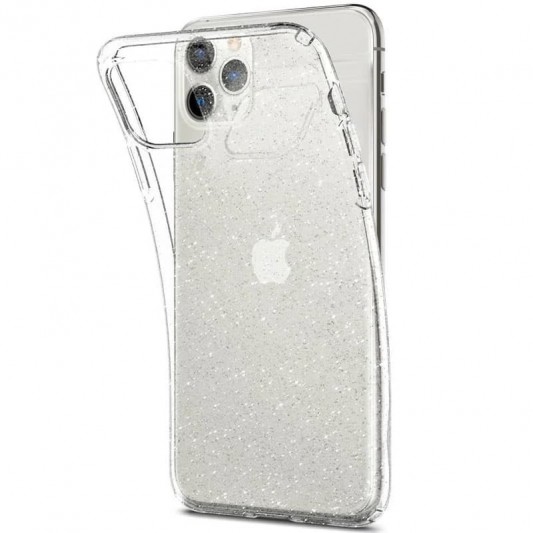 TPU чохол Molan Cano Jelly Sparkle для Apple iPhone 11 Pro Max (6.5") Прозорий - зображення 2 