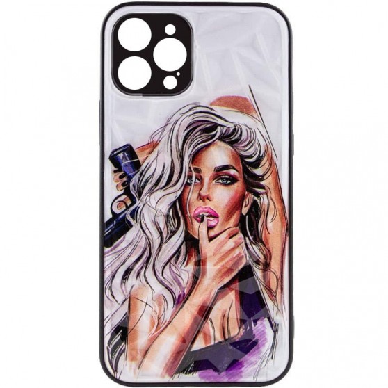 TPU+PC чехол Prisma Ladies для Apple iPhone 12 Pro (6.1") Purple