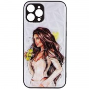 TPU+PC чехол Prisma Ladies для Apple iPhone 12 Pro (6.1") Yellow