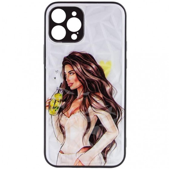 TPU+PC чехол Prisma Ladies для Apple iPhone 12 Pro (6.1") Yellow