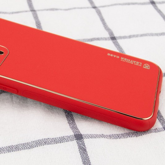 Шкіряний чохол Xshield для Apple iPhone 12 (6.1") Червоний / Red - зображення 1 