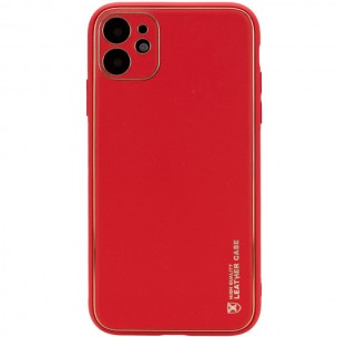Кожаный чехол для Apple iPhone 12 (6.1
