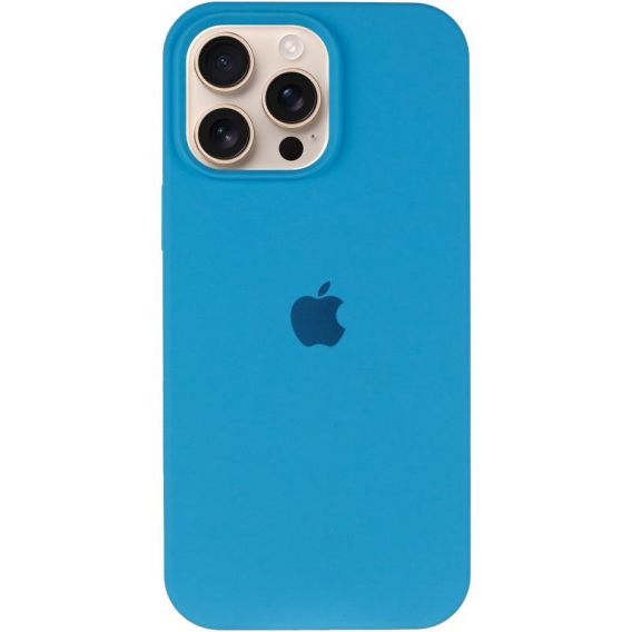 Чохол для iPhone 13 Pro Max Silicone Case Full Protective (Blue)