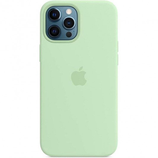 Чехол для Apple iPhone 13 Pro Max - Silicone Case Full Protective (AA) (Зеленый / Pistachio)