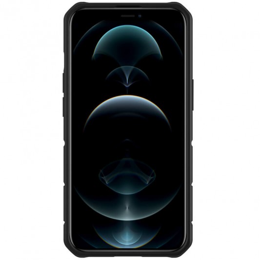 TPU+PC чохол Nillkin CamShield Armor no logo (шторка на камеру) для Apple iPhone 13 Pro (6.1") Чорний - зображення 2 