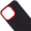 Чехол для Apple iPhone 13 Pro Max - TPU+PC Bichromatic (Black / Red)