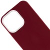 Чехол для Apple iPhone 13 Pro Max - TPU+PC Bichromatic (Wine / White)
