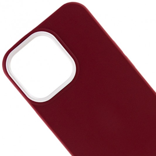 Чохол TPU+PC Bichromatic для Apple iPhone 13 Pro Max (6.7") Wine / White - зображення 1 
