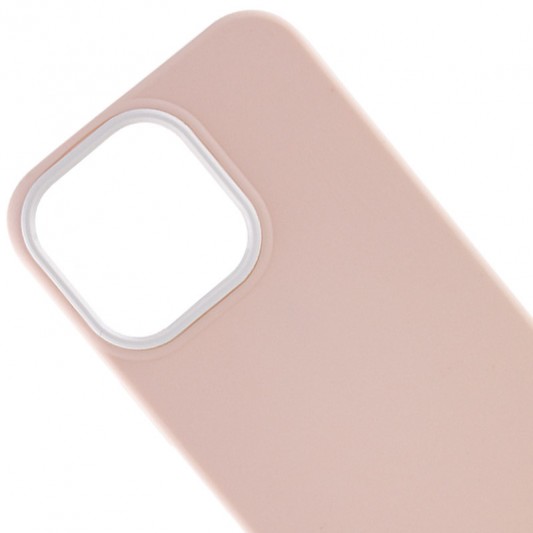 Чохол TPU+PC Bichromatic для Apple iPhone 13 Pro Max (6.7") Grey-beige / White - зображення 1 
