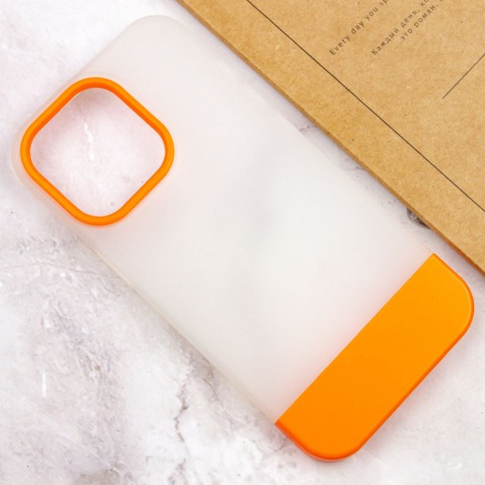 Чохол TPU+PC Bichromatic для Apple iPhone 13 Pro Max (6.7") Matte / Orange - зображення 4 