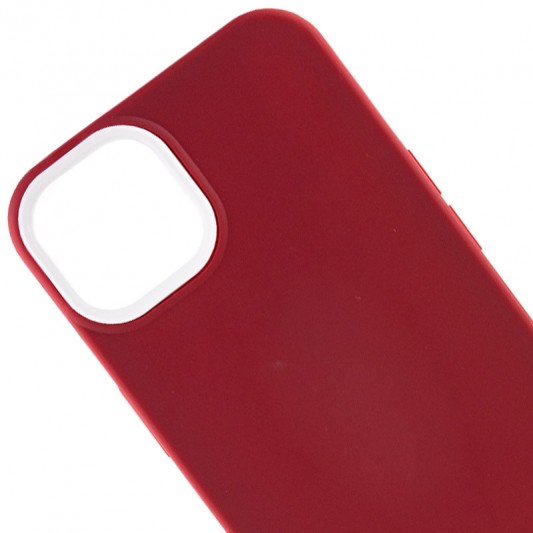 Чохол TPU+PC Bichromatic для Apple iPhone 13 (6.1") Wine / White - зображення 1 
