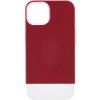 Чохол для Apple iPhone 13 - TPU+PC Bichromatic (Wine / White)