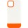 Чохол TPU+PC Bichromatic для Apple iPhone 13 (6.1") Matte / Orange