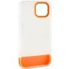 Чохол для Apple iPhone 13 - TPU+PC Bichromatic (Matte / Orange)