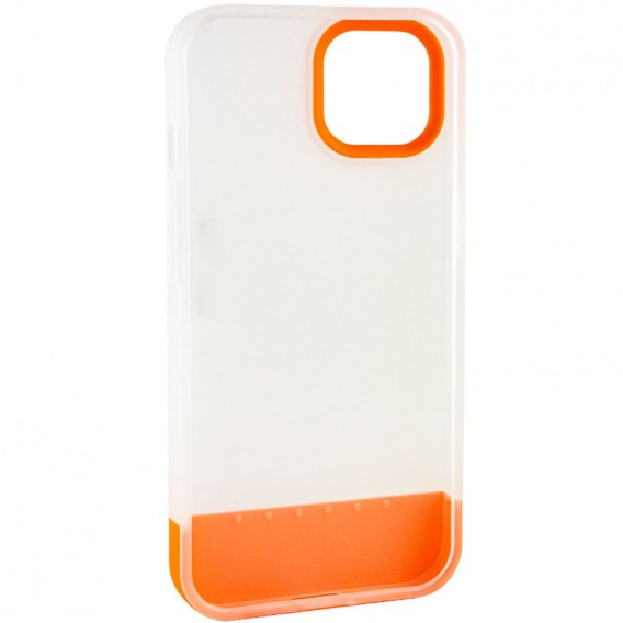 Чехол для Apple iPhone 13 - TPU+PC Bichromatic (Matte / Orange)
