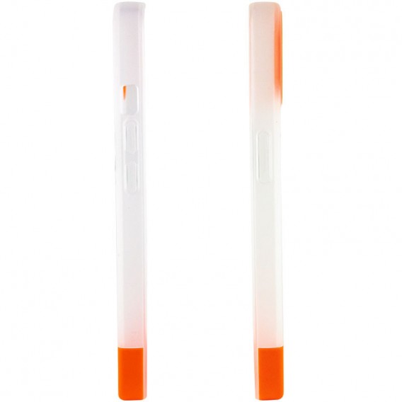 Чехол для Apple iPhone 13 - TPU+PC Bichromatic (Matte / Orange)