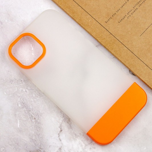 Чохол TPU+PC Bichromatic для Apple iPhone 13 (6.1") Matte / Orange - зображення 4 