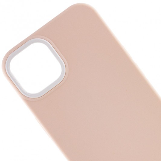 Чохол TPU+PC Bichromatic для Apple iPhone 13 (6.1") Grey-beige / White - зображення 1 