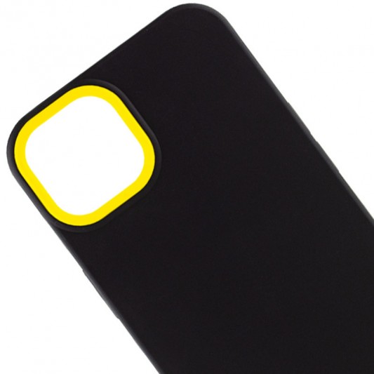 Чохол TPU+PC Bichromatic для Apple iPhone 13 (6.1") Black / Yellow - зображення 1 