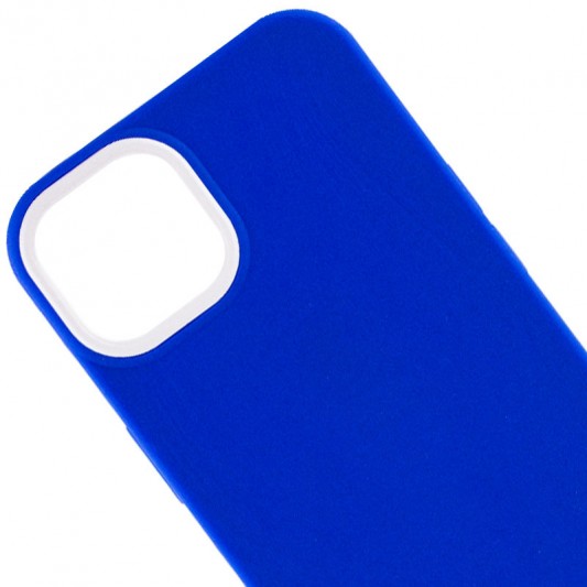 Чохол TPU+PC Bichromatic для Apple iPhone 13 (6.1") Navy Blue / White - зображення 1 