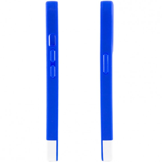 Чохол для Apple iPhone 13 - TPU+PC Bichromatic (Navy Blue / White)