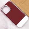 Чехол для Apple iPhone 13 Pro - TPU+PC Bichromatic (Wine / White)