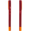 Чехол для Apple iPhone 13 Pro - TPU+PC Bichromatic (Brown burgundy / Orange)