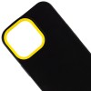 Чехол для Apple iPhone 13 Pro - TPU+PC Bichromatic (Black / Yellow)