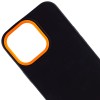 Чохол Apple iPhone 13 Pro - TPU+PC Bichromatic (Black / Orange)
