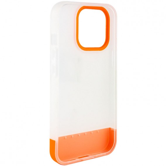 Чохол для Apple iPhone 13 Pro - TPU+PC Bichromatic (Matte / Orange)