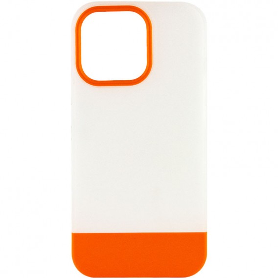 Чохол для Apple iPhone 13 Pro - TPU+PC Bichromatic (Matte / Orange)