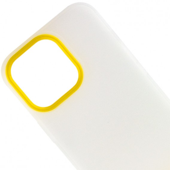 Чохол Apple iPhone 13 Pro - TPU+PC Bichromatic (Matte / Yellow)