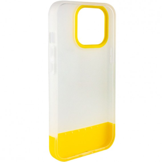 Чохол Apple iPhone 13 Pro - TPU+PC Bichromatic (Matte / Yellow)