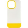 Чохол Apple iPhone 13 Pro - TPU+PC Bichromatic (Matte / Yellow)
