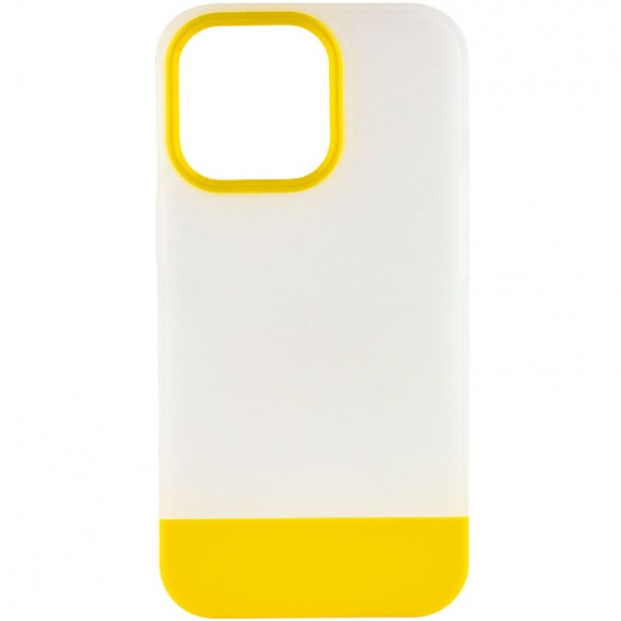 Чохол Apple iPhone 13 Pro - TPU+PC Bichromatic (Matte / Yellow)
