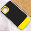 Чохол Apple iPhone 12 Pro / 12 (6.1"") - TPU+PC Bichromatic (Black / Yellow)