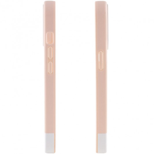 Чохол TPU+PC Bichromatic для Apple iPhone 12 Pro / 12 (6.1") Grey-beige / White - зображення 2 