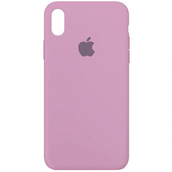 Чехол Silicone Case Full Protective (AA) для Apple iPhone X / XS (5.8") Лиловый / Lilac Pride