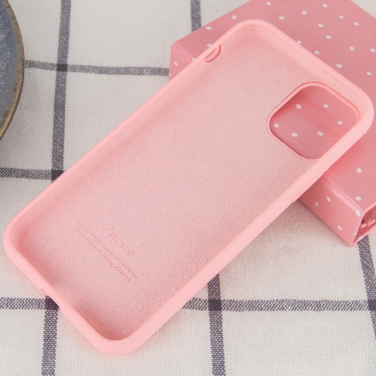 Чехол Silicone Case Full Protective (AA) для Apple iPhone 11 (6.1") Розовый / Pink - изображение 2