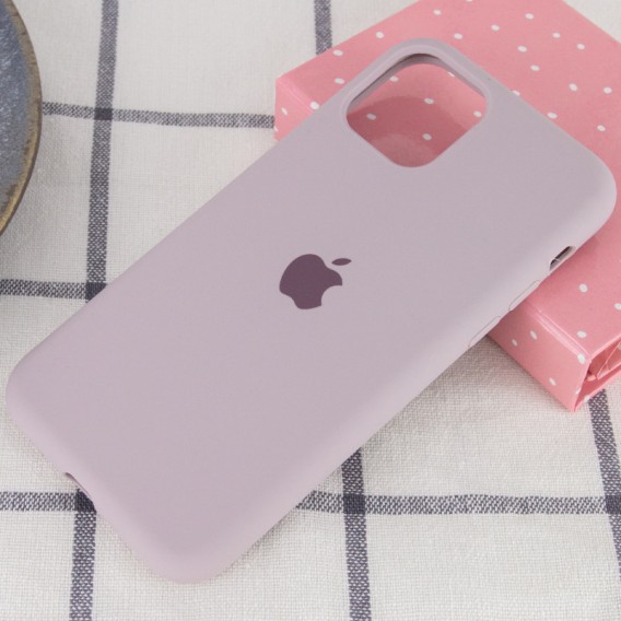 чехол для iPhone 11 Pro (5.8"") - Silicone Case Full Protective (AA) (Серый / Lavender)