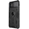TPU+PC чохол для Apple iPhone 11 (6.1"") - Nillkin CamShield Armor (шторка на камеру) (Чорний)