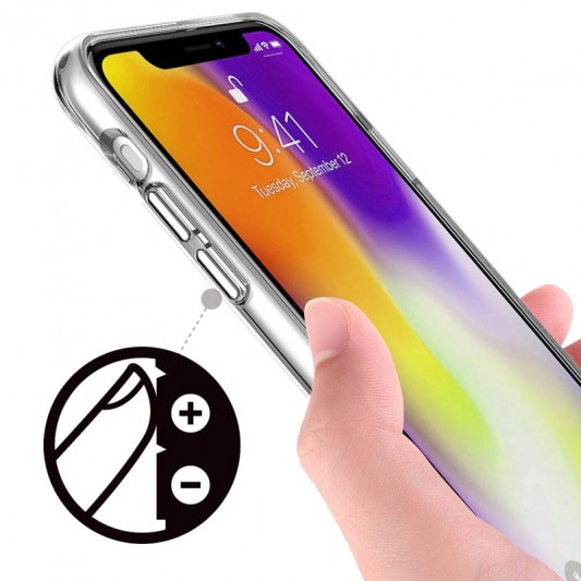 Чехол TPU Space Case transparent для Apple iPhone 11 Pro Max (6.5") Прозрачный - изображение 3