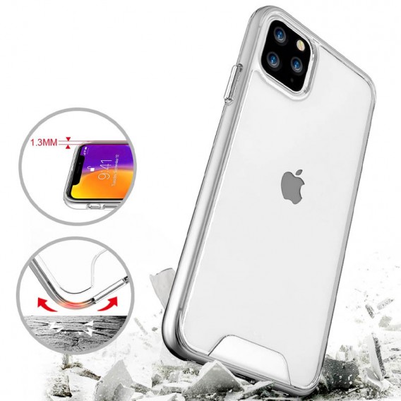 Чехол для Apple iPhone 11 Pro Max (6.5"") - TPU Space Case transparent (Прозрачный)
