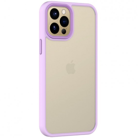 TPU+PC чохол для Apple iPhone 12 Pro Max (6.7"") - Metal Buttons (Бэзовий)