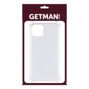 TPU чохол для Apple iPhone 12 Pro Max (6.7"") - GETMAN Ease logo посилені кути (Безбарвний (прозорий))